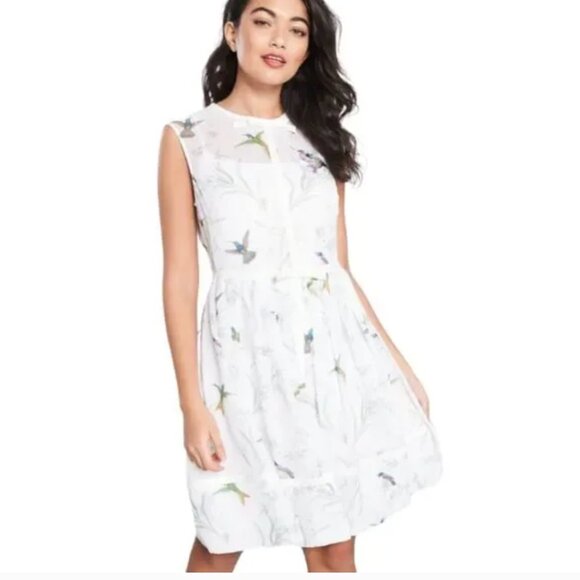 NWT Ted Baker Aleksa Fortune Embroidered Dress Size 3 (Large) - Picture 2 of 9